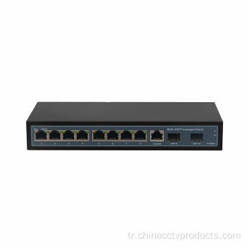 10 Port 1000 Mbps Katman 2 Yönetilen Ethernet Anahtarı (SW0802MS)